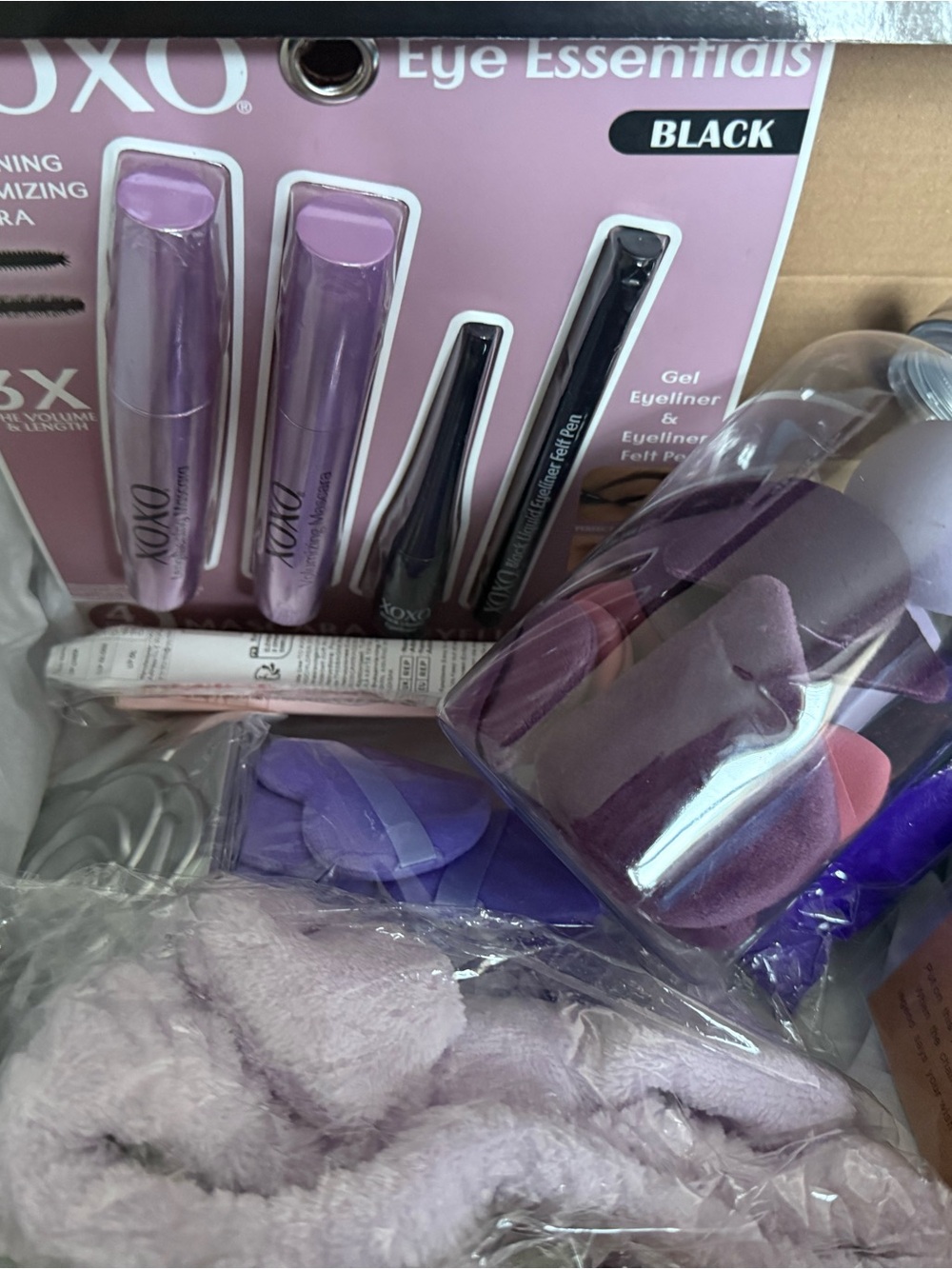XOXO Eye Essentials Makeup Set - Lavender & Black